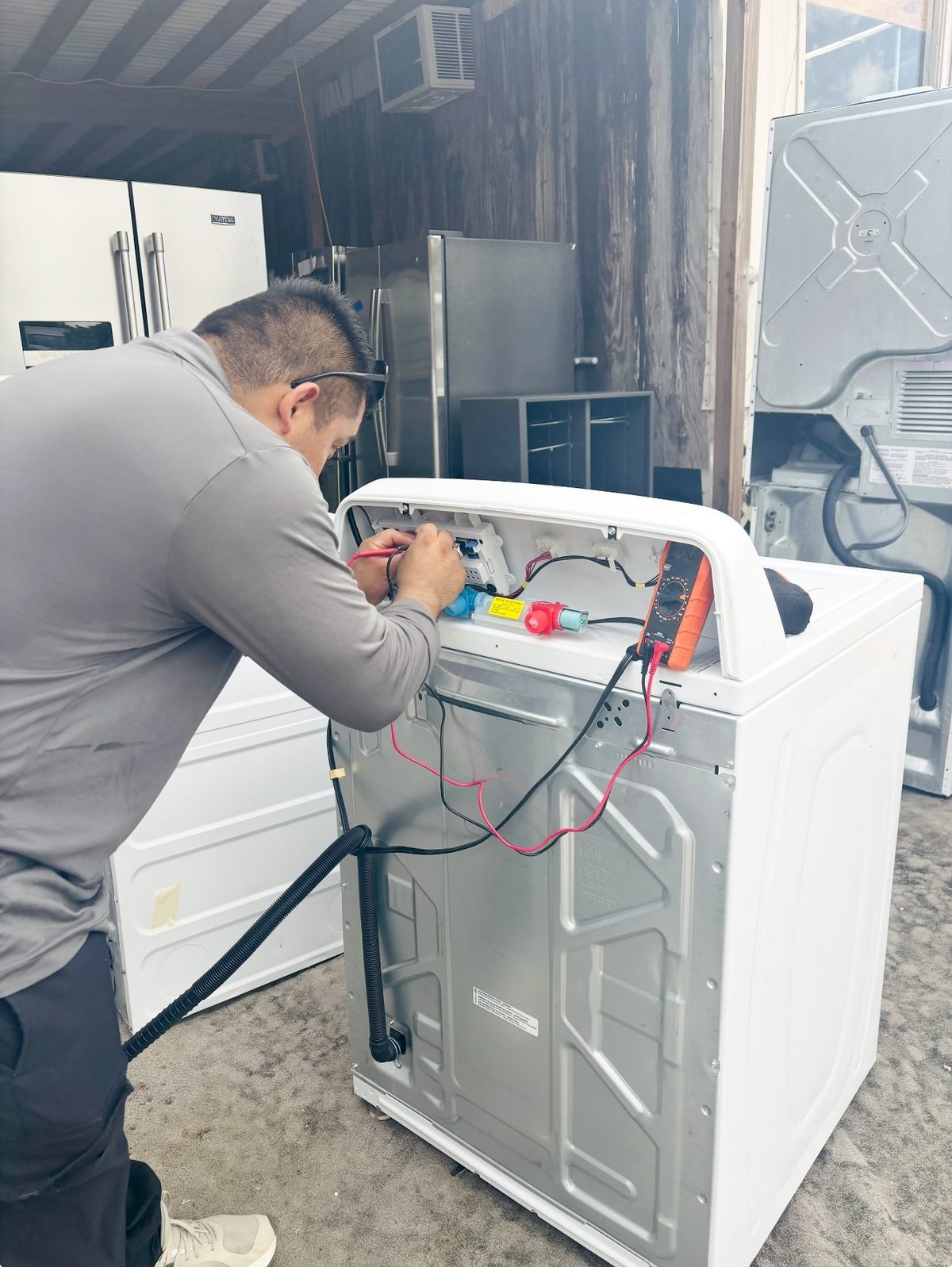 ADC Technician at Work