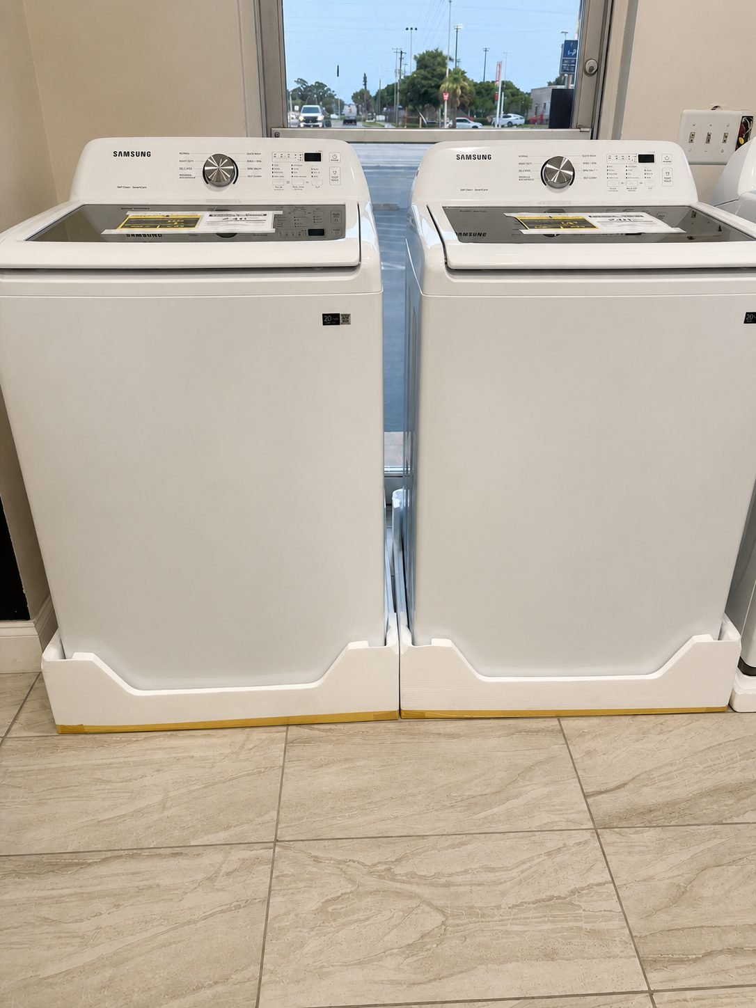 Samsung Top Load Washer & Dryer Pair